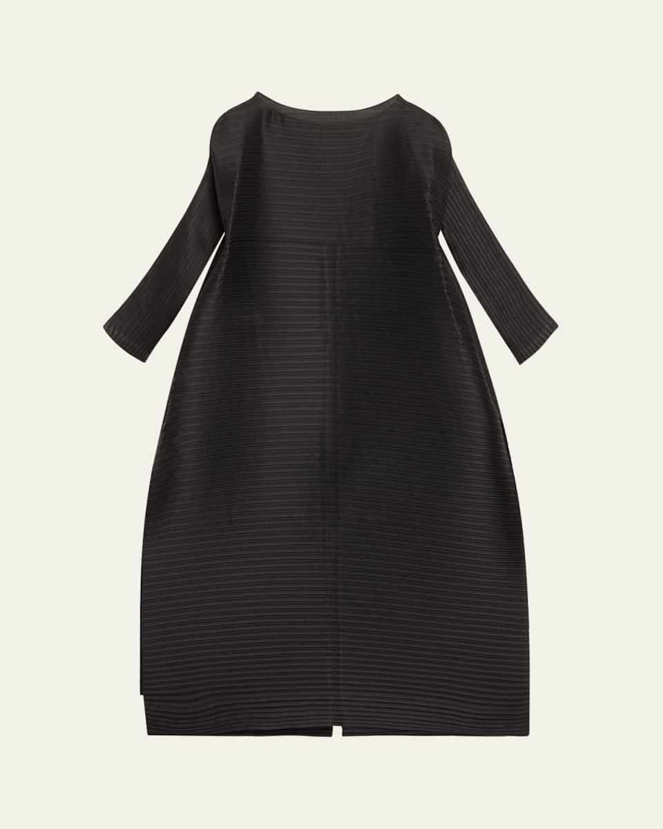 Long Paneled Pleats Dress